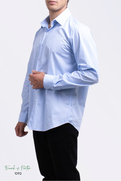 CAMISA DE VESTIR AZUL CLARO